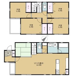 仮）岩槻区仲町戸建北棟の物件間取画像